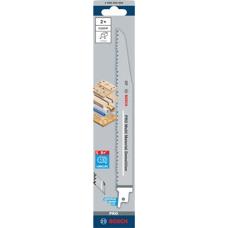 BOSCH BRZESZCZOT S PRO S1110VF 1,6 x 22 x 225mm /2szt.