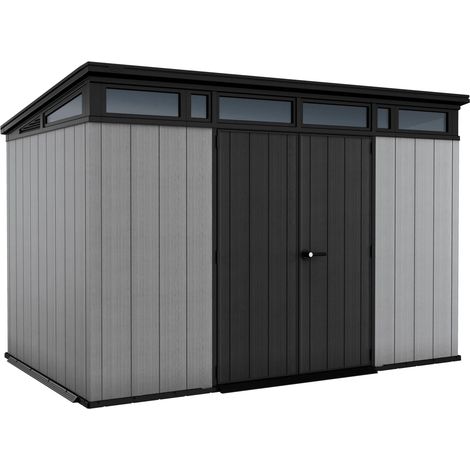 Keter Kunststoff Gerätehaus Artisan 11x7 2.0 – Wetterfest mit Boden, Doppeltüren & Fenster (1/4)