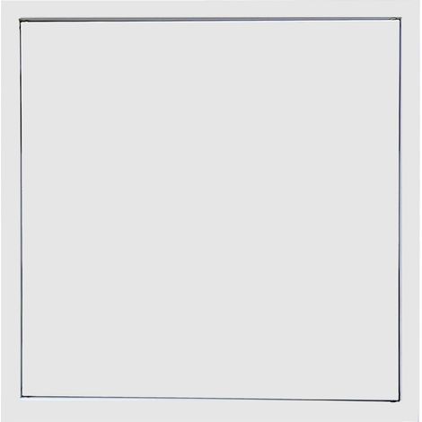 Airope – Trappe de visite 300x300 mm en acier – Ouverture latérale droite/gauche – Fermeture magnétique – Accès rapide pour compteur d'eau et baignoire