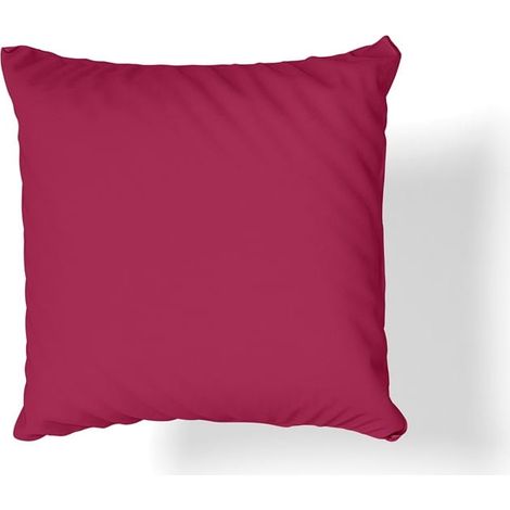 Taie d'oreiller en jersey 40x40 amarante