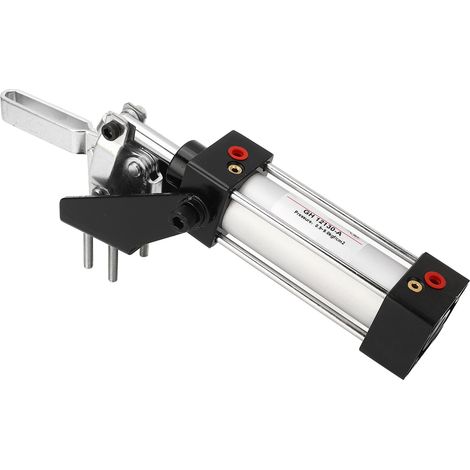 Pince de positionnement pneumatique GH-12130-A-WDC, dispositif de test rapide avec fixation étanche, étau de maintien industriel pour contrôle qualité. (1/5)