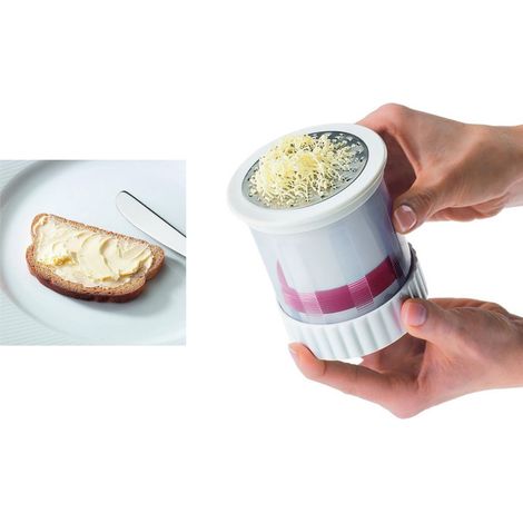 Grattugia per burro manuale formaggio mulino rotante spalmabile (1/5)