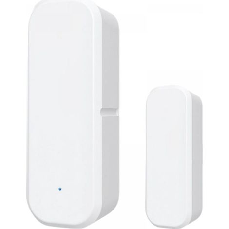 Capteur magnétique intelligent pour porte, blanc, 2,327 cm, 1 unité, capteur d'alarme magnétique pour porte intérieure. (1/5)