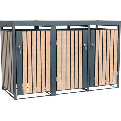 Westmann Metall Mülltonnenbox Planta  3x240 L  Box pour