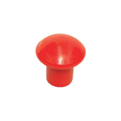 FUNGO SICUREZZA COPRI TONDINO - PLT ROSSO MM 6/18- 100 pezzi