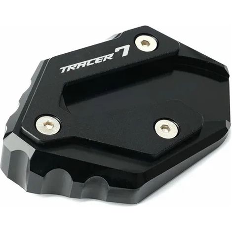 (Tracer7 Noir) Compatible avec YAMAHA Tracer 700 GT 2015-2020 et Tracer 7 GT 2021-2022. Pièces détachées pour moto Tracer 700GT : béquille latérale, extension, coussinet Maxpower. (1/5)