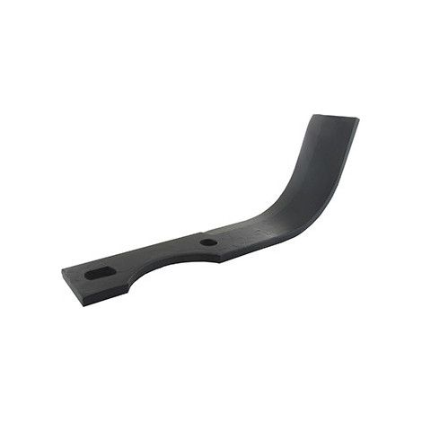 Cuchillo de fresa izquierdo adaptable para motocultor Agria Modelo 7700-m - Pasquali Modelo Fresa-532. L: 210mm, Diámetro de agujero ø 10,5mm, Entrada