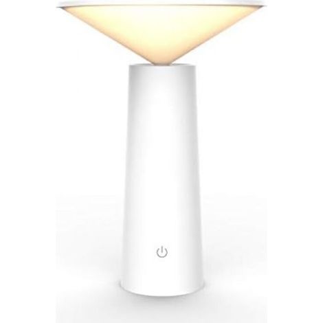 Lampe de bureau LED rechargeable à intensité variable, style nordique créatif, avec interrupteur tactile, protection des yeux, pour dortoir d'étudiants (1/5)