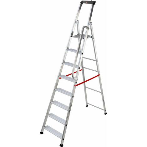 Leiter hailo alu pro 8 Stufen 3,85 m Aluminium