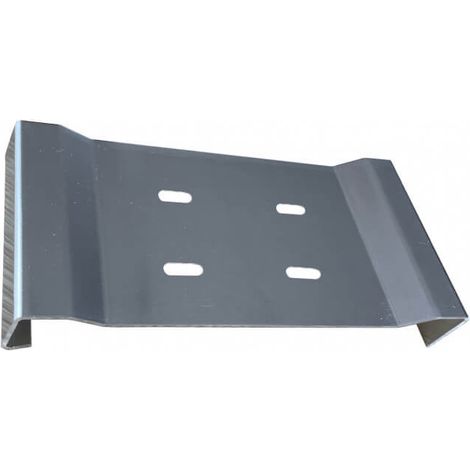 Patte de fixation pour couvertine alu avec pente Largeur - 285 mm - ALUHOME (1/4)