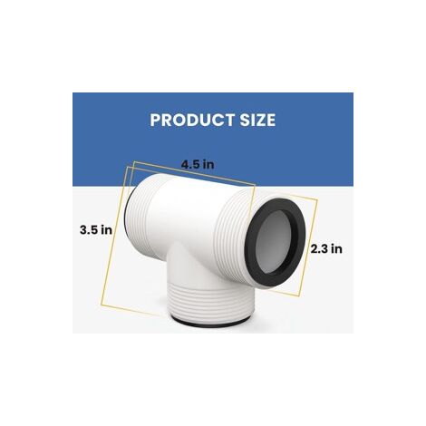 Té de raccordement – Pour tuyau 1 5 pouce diamètre 38 mm – Compatible Intex Coleman – Distributeur 3 voies(5X) (1/5)
