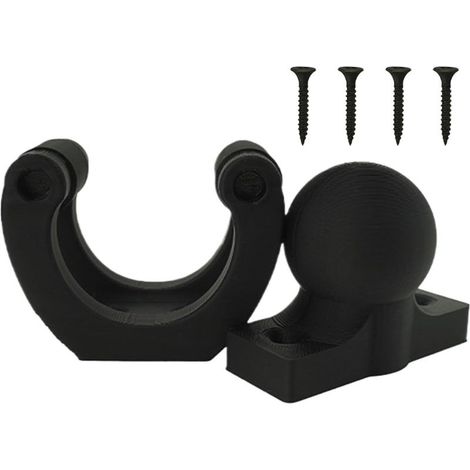 Butée de porte portable – Blocs d'arrêt de porte, réduction du bruit avec sécurité des et des animaux domestiques, utilisation à domicile, bureau, hôtel, chambre à coucher, appartement, garage (1/5)