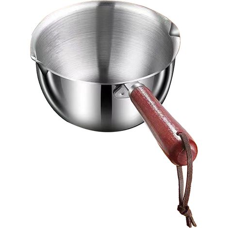 Mini-Edelstahltopf 410, 300 ml, zum Erhitzen von Milch, Öl oder Soßen – ideal zum Kochen (1/5)