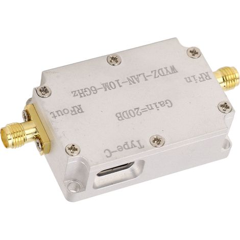 Amplificateur de Signal RF 10M‑6GHz 20dB Gain pour Antenne Radio FM et Récepteur (1/5)