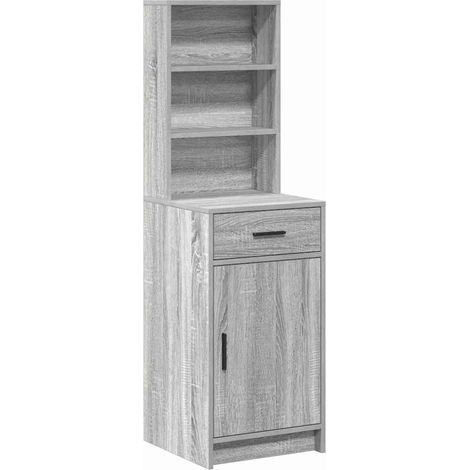 Maison Exclusive - Credenza Grigio Sonoma 40 x 40,5 x 135 cm Legno multistrato