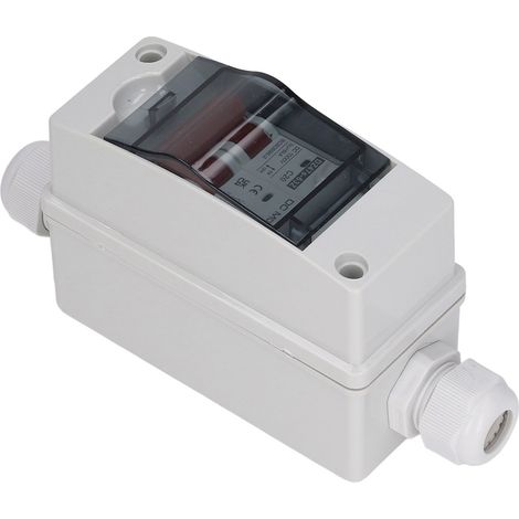 Miniatur-2-poliger wasserdichter IP65-Leistungsschalter für Solar-PV-Systeme, DC 1000 V, 20 A (1/5)