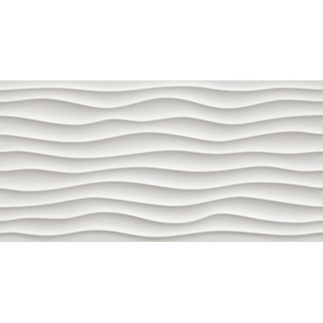 Carrelage 3D Blanc Hill 80x40x1 cm Mat Cavaro - Mur intérieur (vendu par carton de 1,28 m²) - RO'MA CARRELAGE