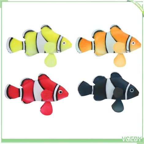 Poisson clown bionique - FAFEICY - Pack de 4 - Silicone - Lumineux - 6,5 cm (1/5)
