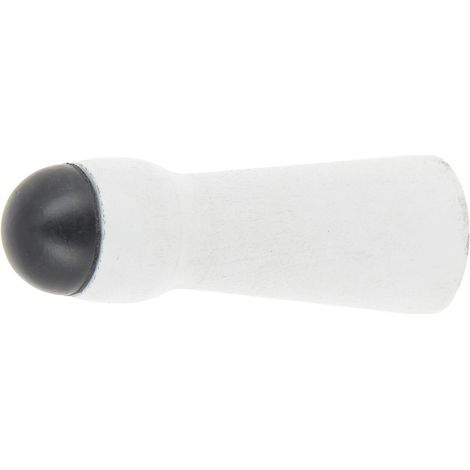CHRISLIGNE Wandtürstopper, weißes Holz, 8 x 3 x 3 cm CHRISLIGNE