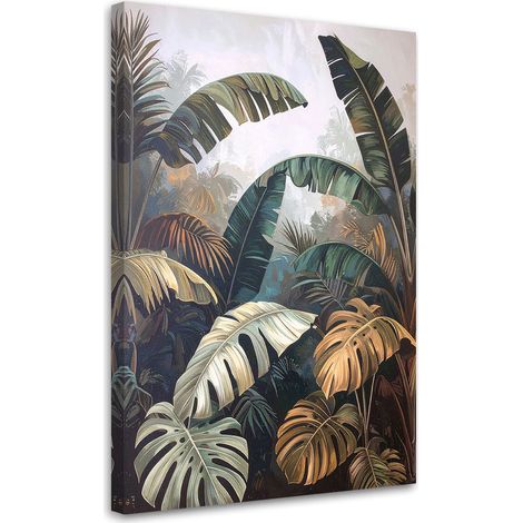 Wandbild Blätter der Monstera Dschungel Natur 30x45