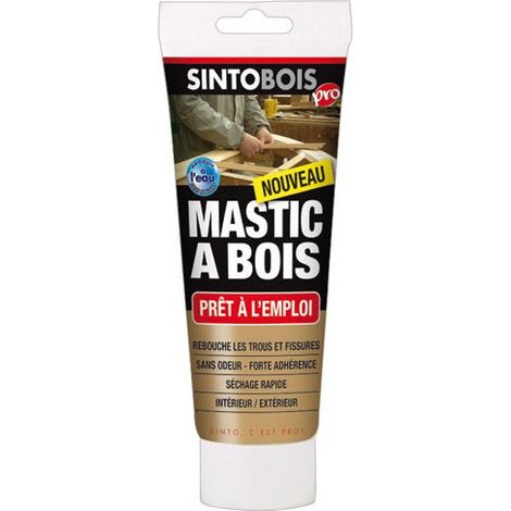 MASTIC A BOIS PRET A L EMPLOI BOIS BLOND TUBE 400G (1/5)