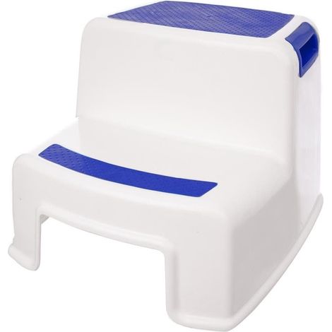 Marche double avec protection antiderapante pour enfants et salles de bains