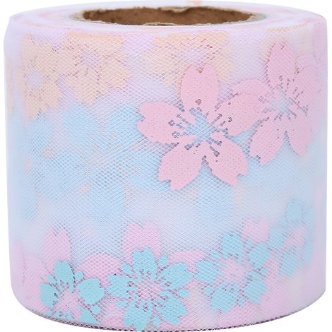 Multi‑colors Translucent Organza Ribbon Webbing Gift Decoration Wedding Party SuppliesPink (1/5)