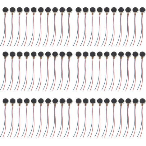 Moteur de Vibration plat Ultra fin, 30 pièces, Mini pièce de monnaie vibrante pour téléphones portables et tablettes 3 V 12000 tr/min (1/5)