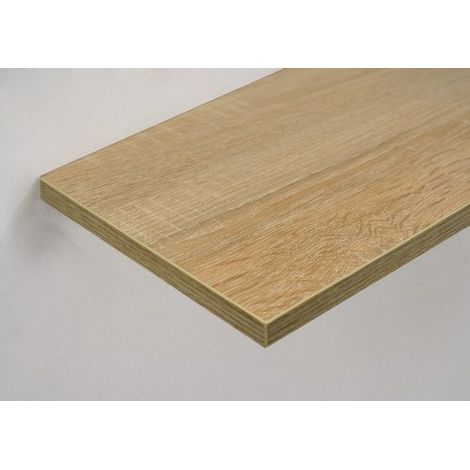 Kitmel MENSOLE SQUADRATE MELAMINICHE ROVERE SONOMA 18X600X400