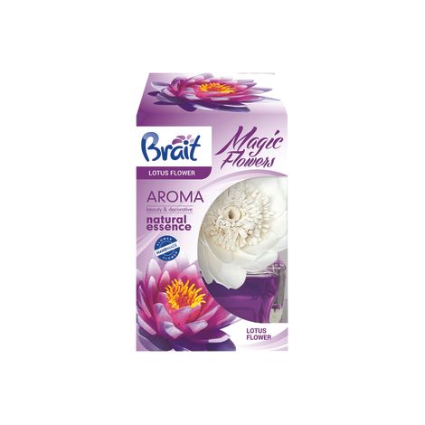 Deodorante per ambienti decorativo Brait Magic Flower a forma di fiore di loto, 75 ml