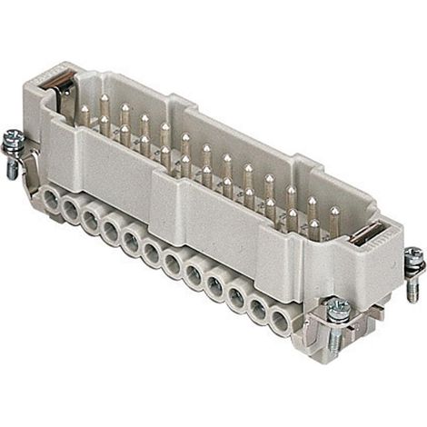 CNEM 24 TX I.L.M.E. Ilme CNE Stifteinsatz (M) ohne Drahtschutz Schraubanschluss, 24-polig+PE 500V, 16A - 1 Stück