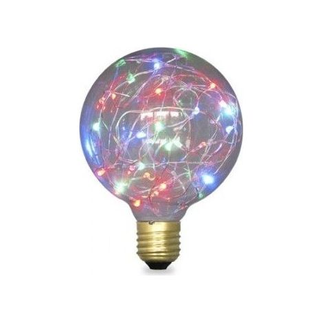 Starlight Globe LED-Lampe G95 2W E27 RGB