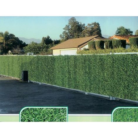 Siepe artificiale finta Green Screen H.150 3 MT sempreverde fascette omaggio