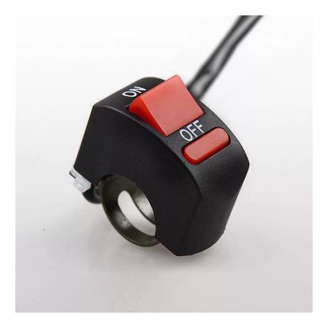 Electric vehicle LED hazard light switch, motorcycle tricycle headlight, spotlight switch, high/low beam switch, handlebar modification (1/4)