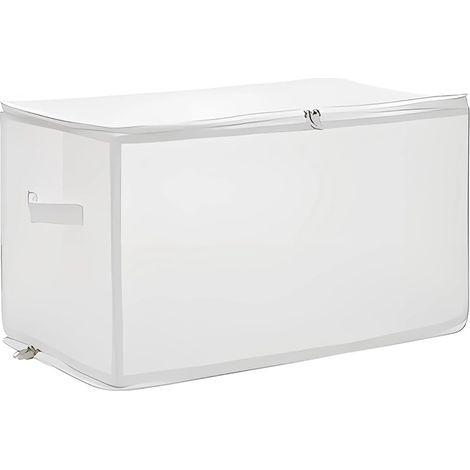 Bolsas de almacenamiento, cajas para ropa, organizadores de armario plegables, cajas de almacenamiento con cremalleras resistentes para ropa, mantas, edredones, ropa de cama, almohadas y juguetes. (1/5)