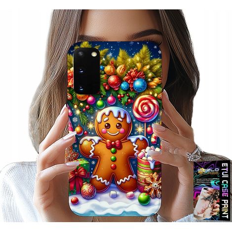 Custodia per Samsung Galaxy S20 - motivi di pan di zenzero, caramelle, Natale + lamina (1/5)