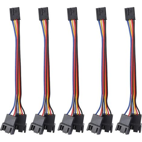 4-poliger Verlängerungskabelanschluss für CPU-Gehäuselüfterhülse, Adapter, Netzkabel und Adapterkabel. (1/4)