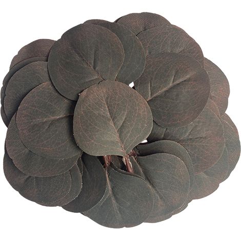 Feuilles D'eucalyptus Artificielles Ronds, 50 Pièces, Décoration Verte Et Violet-Gris Pour Mariage -KZQ (1/2)