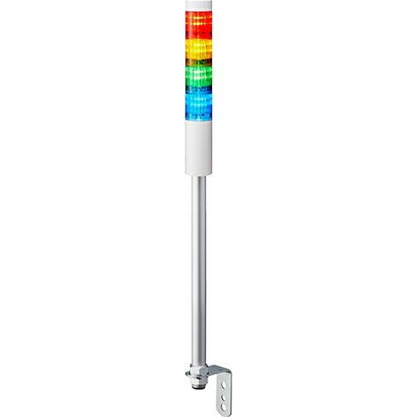 [NEUWERTIG] B-Ware Patlite Signalsäule LR4-402LJNW-RYGB LED Lampe 4-farbig Rot Gelb Grün Blau 1 St. (1/2)