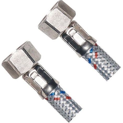 Poignée en acier inoxydable flexible FxF 3/4"x3/4", (L) 30cm