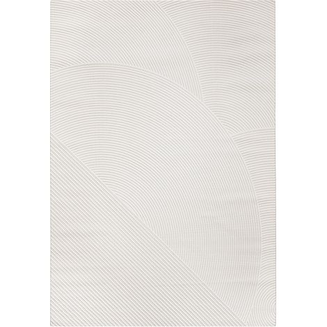 Grande Tappeto dal Design Contemporaneo e Moderno - Beige (290x200 cm) - Amara Grigio -