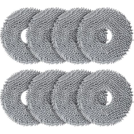 Set di 8 panni per mocio per robot aspirapolvere Roborock Q Revo/Qrevo MaxV/Qrevo Master/Qrevo Plus/Qrevo Slim/Qrevo Pro/Qrevo S/Qrevo Curv/Qrevo Edge, set di accessori di ricambio per panni rotanti p