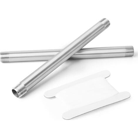 2 pièces de raccords tuyauterie en acier inoxydable, 1/2\ (1/5)
