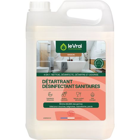 Disinfettante sanitario da 5L, IL VERO PROFESSIONISTA.