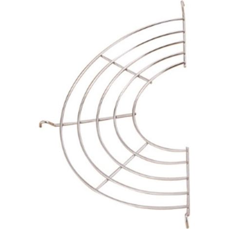 Cosensi, Rejilla de acero inoxidable para escurrir aceite, Rejilla para enfriar wok, Filtro antigoteo, Bandeja de 27,5/33,5 cm, Escurridor (1/5)