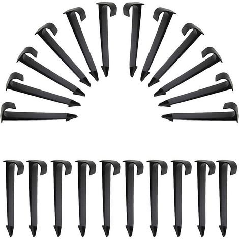 50 Pièces Colliers de Serrage pour Tuyaux Universels – Supports Noirs Réglables et Robustes – Compatibles avec Tous Diamètres (1/4)