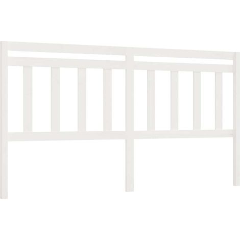 Maison Exclusive - Cabecero de cama madera maciza de pino blanco (1/5)