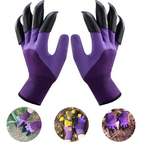 Filiyano-Gants de jardinage à griffes, gants de travail respirants pour creuser, gants de jardinage à griffes pour planter, gants de jardinage (1/5)
