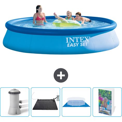 Intex Piscina Easy Set Rotonda - 396x84 cm - 7-pezzi SCB110 (1/5)