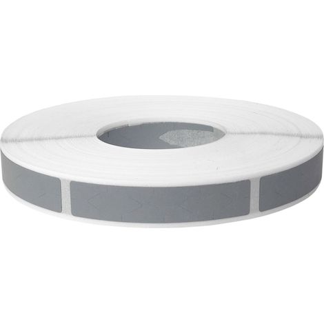 Adesivi rettangolari gratta e vinci 10x50mm grigi x1000